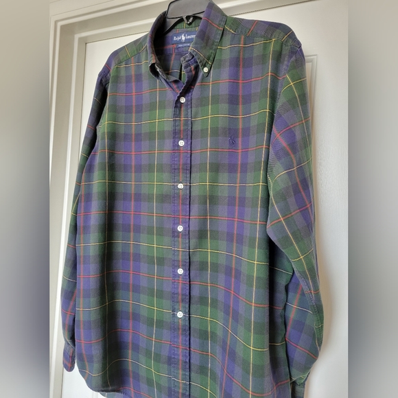 Ralph Lauren Cotton Plaid Button-down Shirt - Picture 4 of 8